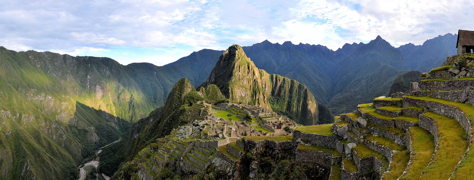 Machu Picchu with Andenes Ruins
