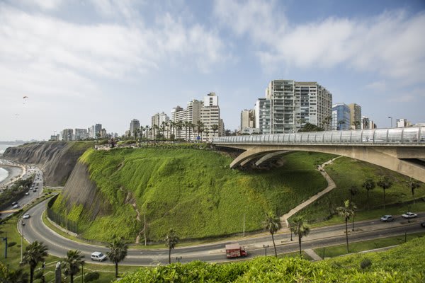 Lima city View Costa Verde